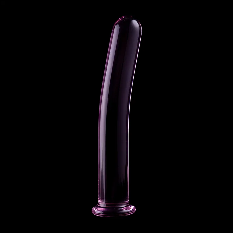 NEBULA SERIES BY IBIZA - MODELLO 8 DILDO IN VETRO BOROSILICATO ROSA 14.5 CM -O- 2 CM