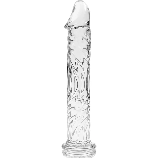 NEBULA SERIES BY IBIZA - MODELO 12 DILDO CRISTAL TRANSPARENTE 17 CM -O- 3.5 CM
