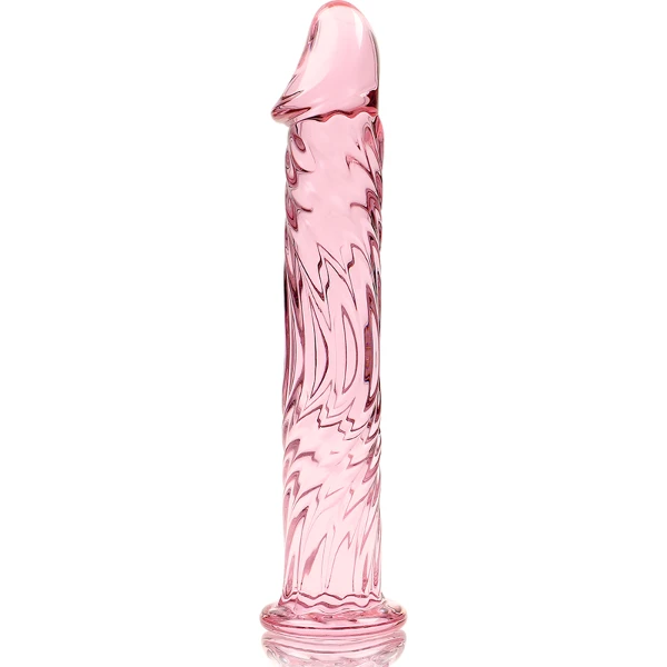 NEBULA SERIES BY IBIZA - MODELO 12 DILDO CRISTAL ROSA 17 CM -O- 3.5 CM