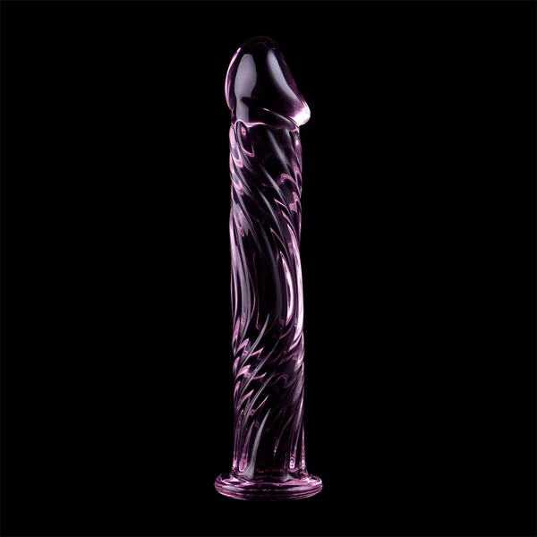 NEBULA SERIES BY IBIZA - MODELO 12 DILDO CRISTAL ROSA 17 CM -O- 3.5 CM