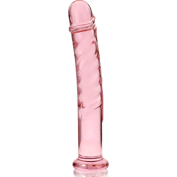 NEBULA SERIES BY IBIZA - MODELO 16 DILDO CRISTAL ROSA 18.5 CM -O- 3 CM