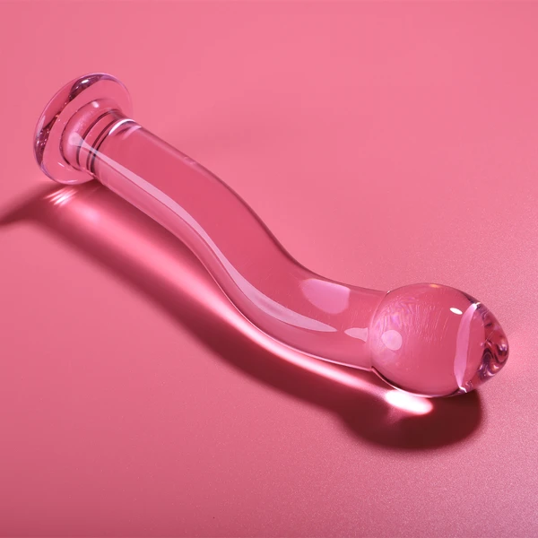 NEBULA SERIES BY IBIZA - MODELO 18 DILDO CRISTAL ROSA 18.5 CM -O- 3.5 CM