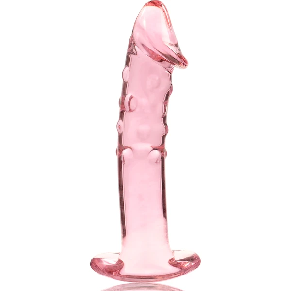 NEBULA SERIES BY IBIZA - MODELO 19 DILDO CRISTAL ROSA 18.5 CM -O- 4 CM