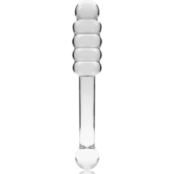 NEBULA SERIES BY IBIZA - MODELO 20 DILDO CRISTAL TRANSPARENTE 20.5 CM -O- 3 CM