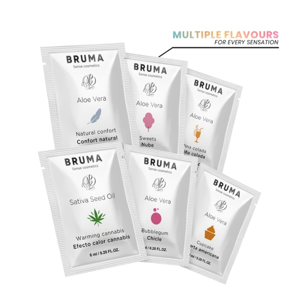 BRUMA - GEL SCORREVOLE ALL''OLIO DI SEMI DI SATIVA GUSTO CANNABIS RISCALDANTE 6 ML