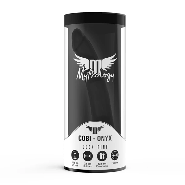 MYTHOLOGY - COBI ONYX ACCOMODATOR ARNÉS PARA DOBLE PENETRACIÓN SILICONA