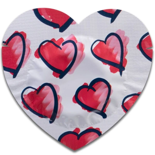 PASANTE - PRESERVATIVI ROSSO A FORMA DI CUORE 144 UNIT