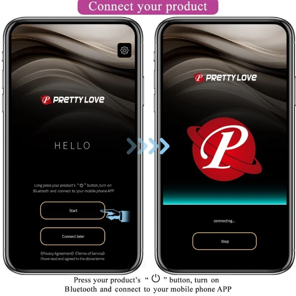 PRETTY LOVE - UOVO VIBRANTE RICARICABILE ROSA CATALINA APP