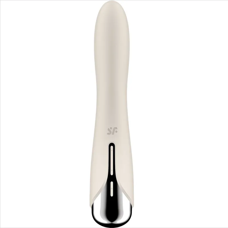 SATISFYER - SPINNING VIBE 1 VIBRADOR ROTADOR G-SPOT BEIGE