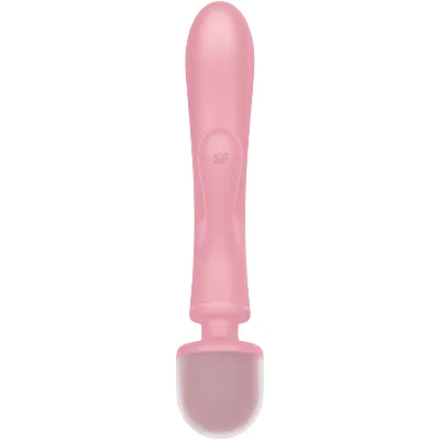 SATISFYER - MASSAGGIATORE VIBRATORE CONIGLIO TRIPLE LOVER ROSA