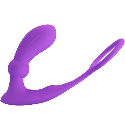 PRETTY LOVE - ANELLO WARREN E VIBRATORE ANALE VIOLA