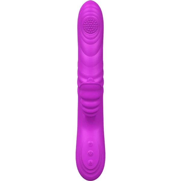 ARMONY - ANGELIA VIBRADOR MULTIFUNCION CON LENGUA ESTIMULADORA EFECTO CALOR VIOLETA