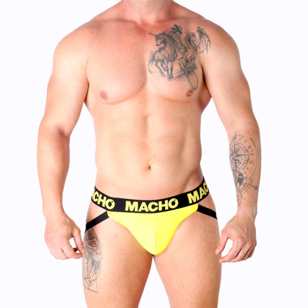 MACHO - MX25A JOCK LYCRA GIALLO M