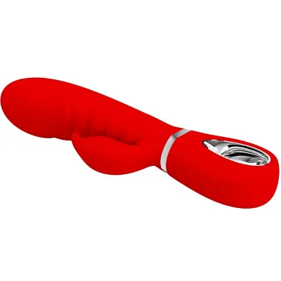 PRETTY LOVE - VIBRATORE MULTIFUNZIONE G-SPOT PRESCOTT ROSSO