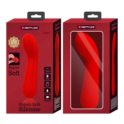 PRETTY LOVE - VIBRATORE RICARICABILE FAUN ROSSO