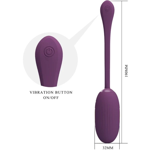 PRETTY LOVE - DOREEN HUEVO VIBRADOR RECARGABLE LILA