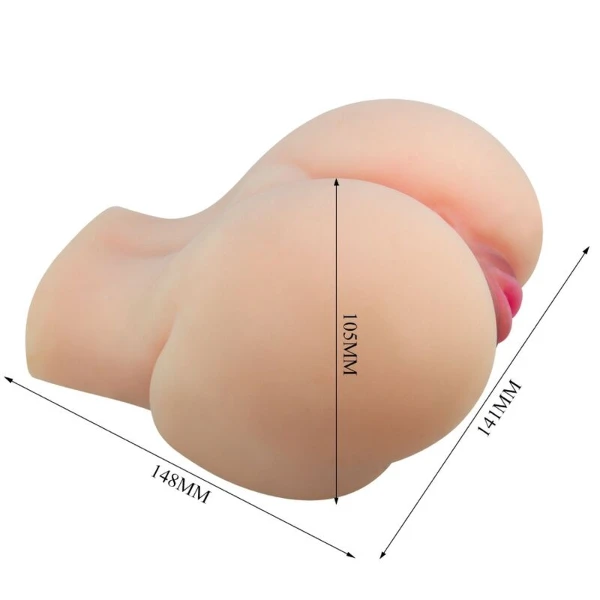 CRAZY BULL - VAGINA Y ANO REALÍSTICOS VIBRADOR KYLIE