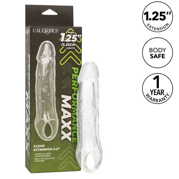 CALEXOTICS - PERFORMANCE MAXX CLEAR EXTENSION 5,5 TRASPARENTE