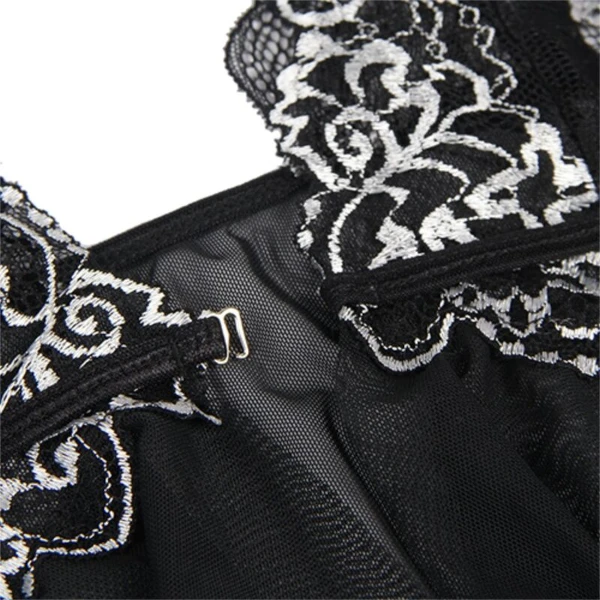 SUBBLIME - BABYDOLL IN TESSUTO TULLE PIZZO SUL PETTO L/XL