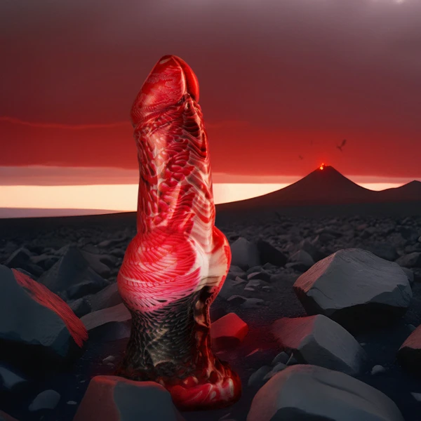 EPIC - DILDO HELIOS CON TESTICOLI CALORE ED ECSTASY
