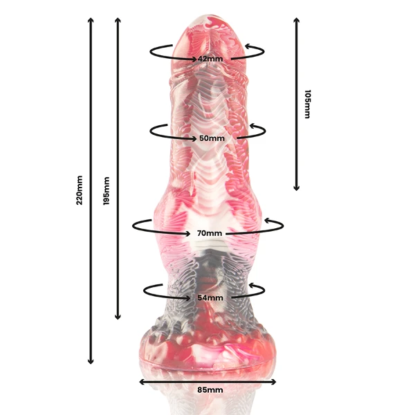 EPIC - DILDO HELIOS CON TESTICOLI CALORE ED ECSTASY