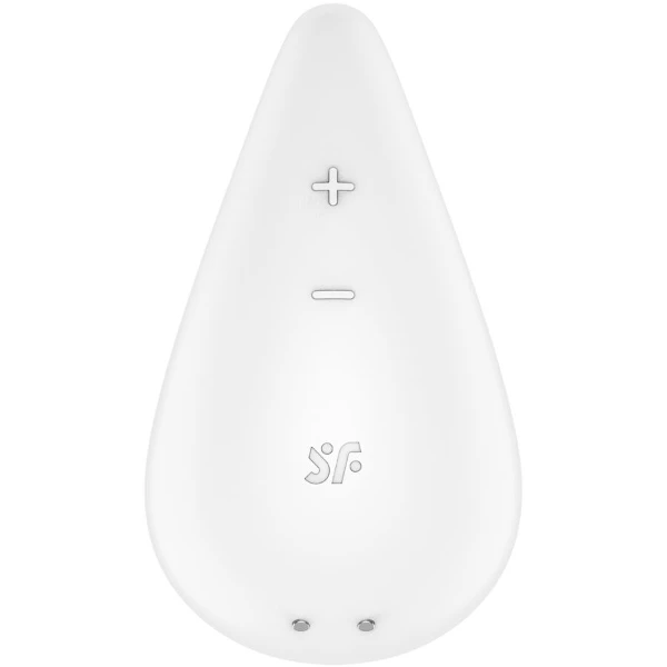SATISFYER - VIBRATORE GOCCIA DI RUGIADA LAY-ON BIANCO