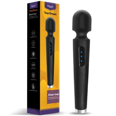 ARMONY - X POWER MASSAGGIATORE E VIBRATORE GRANDE 7 VIBRAZIONI NERO