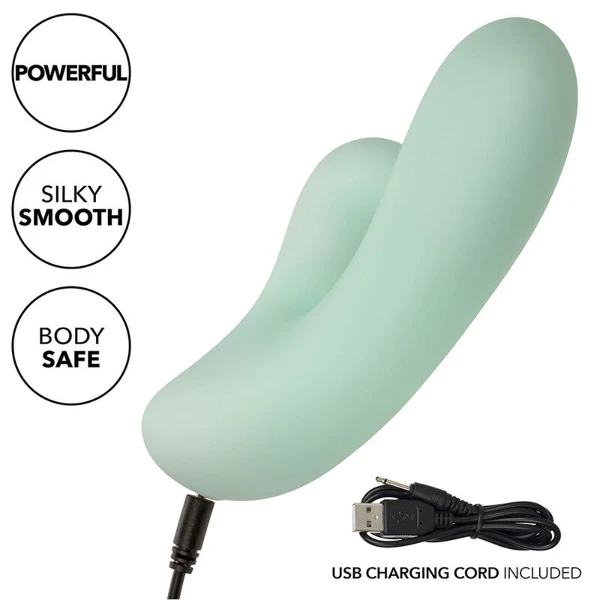 CALEXOTICS - PACIFICA FIJI VIBRATORE E STIMOLATORE PUNTO G 10 VIBRAZIONI AQUA