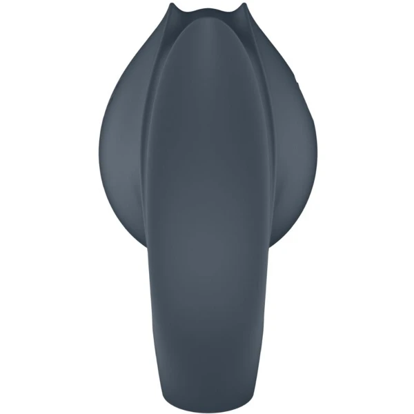 SATISFYER - PERFECT PAIR 2 MULTIVIBRATORE 2 IN 1 ANELLO PER PENE E STIMOLATORE PER DITA GRIGIO