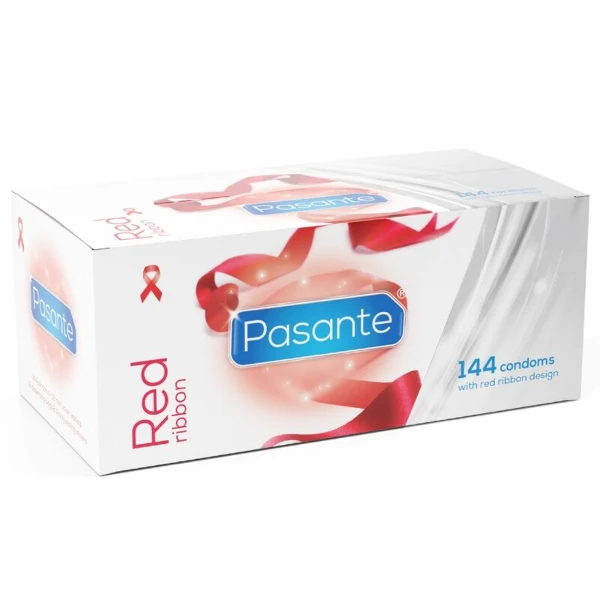 PASANTE - RED RIBBON NATURELLE SHAPED FIT CONDOMS 54 MM 144 UNITÀ