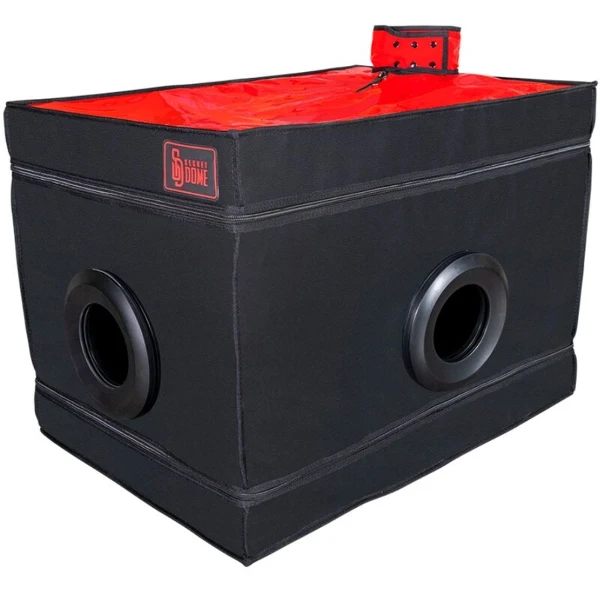 SECRET DOME - KINK CLUB LA NICHE CABINA  NEGRO & ROJO