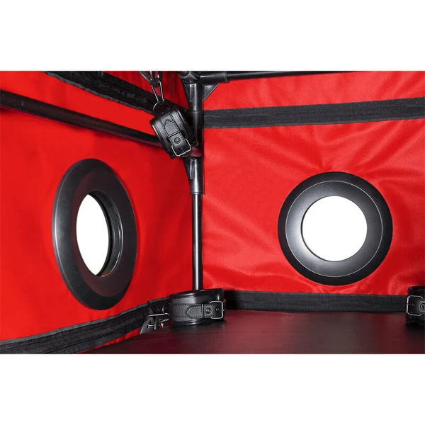 SECRET DOME - KINK CLUB LA NICHE CABINA  NEGRO & ROJO