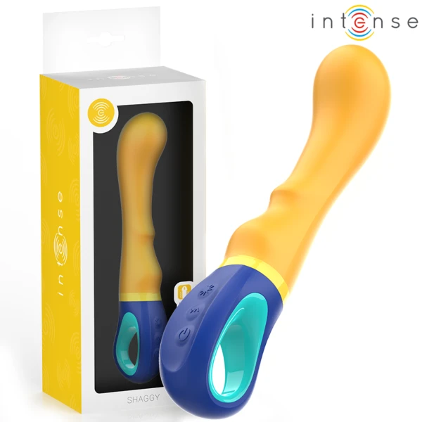INTENSO - VIBRATORE PUNTO G SHAGGY GIALLO