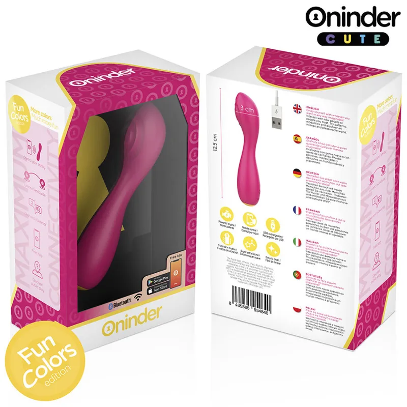 ONINDER CUTE - VIBRATORE PUNTO G LOVE BUDDY MASTER - APP GRATUITA IN TUTTO IL MONDO
