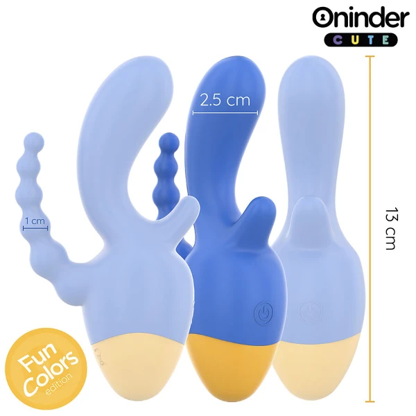 ONINDER CUTE - LOVE 3 SOME TRIPLO VIBRATORE - APP GRATUITA IN TUTTO IL MONDO