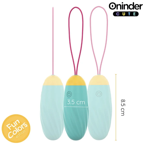 ONINDER CUTE - UOVO VIBRANTE LOVE PLEASURE - GEMME ROTANTI IN SILICONE - APP GLOBALE GRATUITA