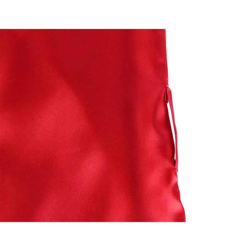SUBBLIME - 954017 CANOTTIERA CON SCHIENA TRASPARENTE IN PIZZO + PERIZOMA ROSSO/NERO S/M