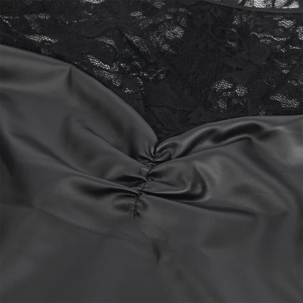 SUBBLIME - 955595 ABITO MANICA LUNGA CON PIZZO NERO S/M