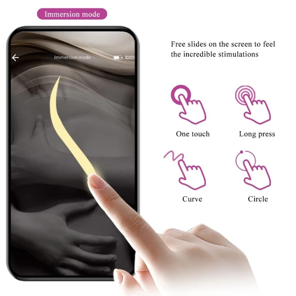 PRETTY LOVE - VIBRATORE CONTROLLATO DA APP LEVIATHAN VIOLA
