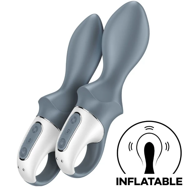 SATISFYER - AIR PUMP BOOTY 1 VIBRATORE ANALE GONFIABILE GRIGIO