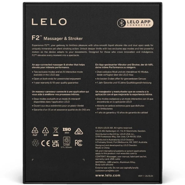 LELO - F2S™ MASTURBATORE MASCHILE TEAL BLU