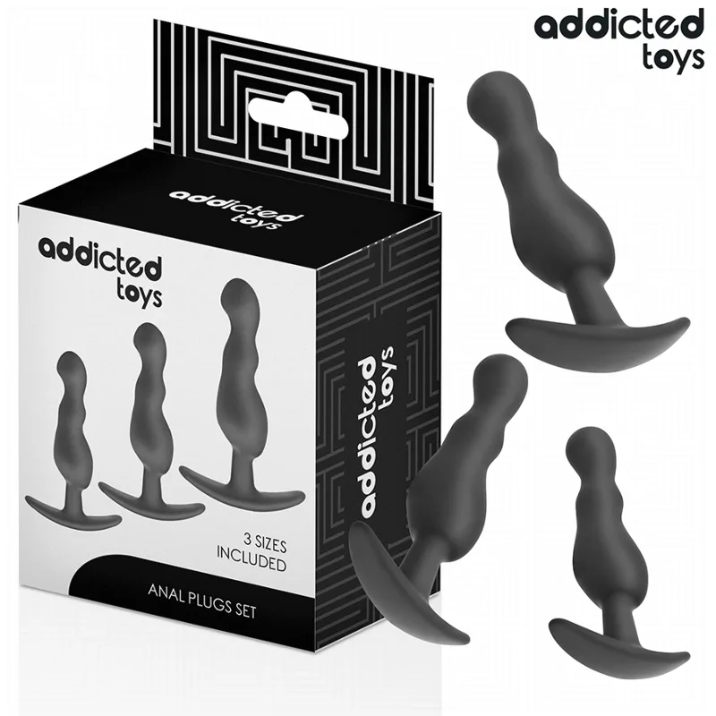 ADDICTED TOYS - SET DI 3 TAPPI ANALI MODELLO 1