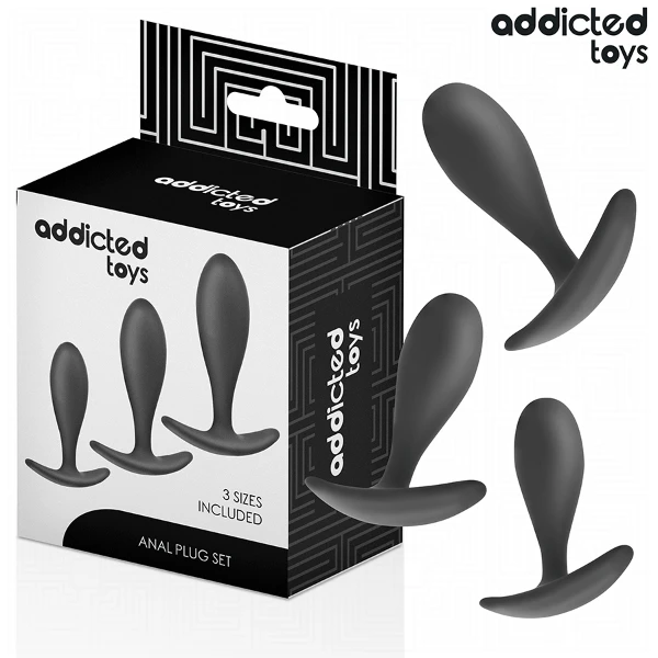 ADDICTED TOYS - SET DI 3 TAPPI ANALI MODELLO 2