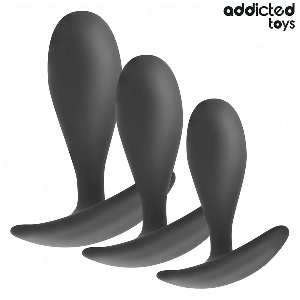 ADDICTED TOYS - SET DI 3 TAPPI ANALI MODELLO 2