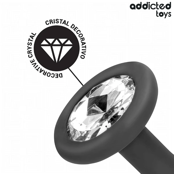 ADDICTED TOYS - SET DI 3 TAPPI ANALI CON GIOIELLO