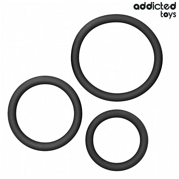 ADDICTED TOYS - SET DI ANELLI IN SILICONE MODELLO 2