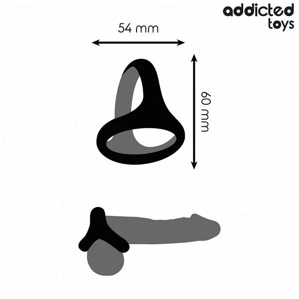 ADDICTED TOYS - ANELLO PER PENE TRIPLO SPESSO