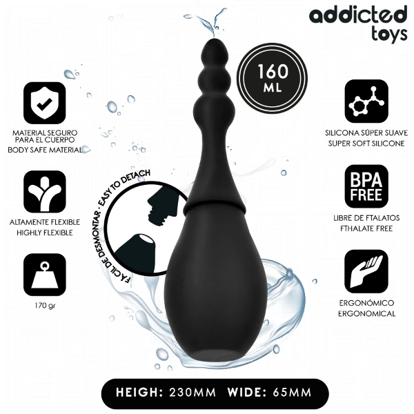 ADDICTED TOYS - LIMPIADOR DE VIAJE SILICONA MODELO 4