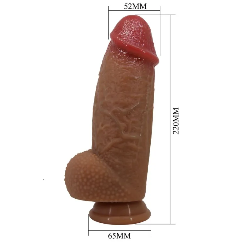 PRETTY LOVE - ACHILLE DILDO ULTRA REALÍSTICO 22 CM