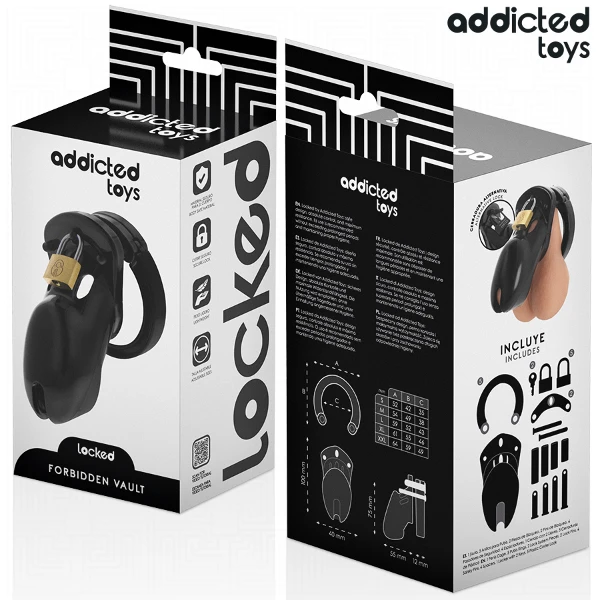ADDICTED TOYS LOCKED - GABBIA PER PENE FORBIDDEN VAULT 10 CM
